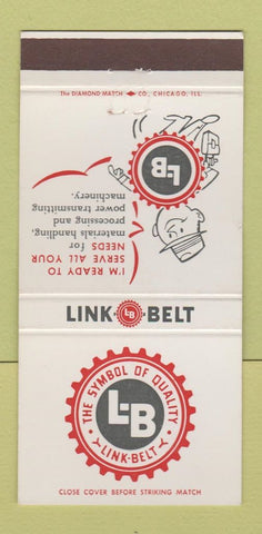 Matchbook Cover - Link Belt 30 Strike