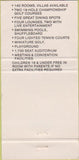 Matchbook Cover - Lehigh Ressort FL WORN 30 Strike