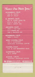 Matchbook Cover - Boulevard Cleaners Alhambra El Monte Arcadia CA 30 Stick