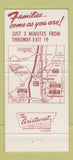 Matchbook Cover - Hotel Kingston NY 30 Strike