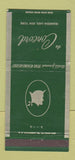 Matchbook Cover - The Concord Kiamesha Lake NY WEAR 30 Strike