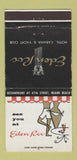 Matchbook Cover - Eden Roc Hotel Miami Beach FL WEAR 30 Strike