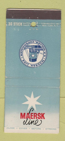 Matchbook Cover - Maersk Line Shiping 30 Stick
