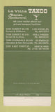 Matchbook Cover La Villa Taxco Mexican Hollywood Glendale Santa Ana CA 30 Strike