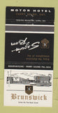 Matchbook Cover - Brunswick Motor Hotel Parry Sound ON 30 Strike