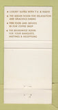 Matchbook Cover - Brunswick Motor Hotel Parry Sound ON 30 Strike