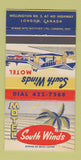 Matchbook Cover - South Winds Motel London ON 30 Strike