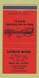 Matchbook Cover - Satelite Motel Sault Ste Marie ON 30 Strike
