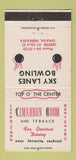 Matchbook Cover - Cimarron Room Bowling Omaha NE 30 Strike