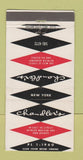 Matchbook Cover - Chandler's New York City 30 Strike