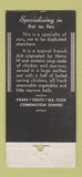 Matchbook Cover - Charles Restaurant New York City 30 Stick