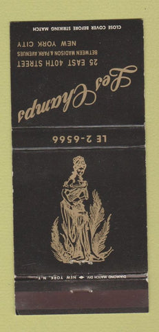 Matchbook Cover - Les Champs New York City 30 Strike