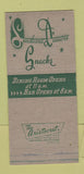 Matchbook Cover - Walt's Restaurant La Crosse WI 30 Strike