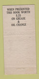 Matchbook Cover - Texaco Park Grand Island NE oil gas 30 Strike