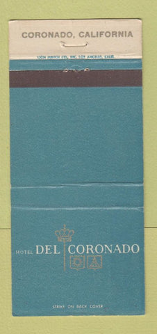 Matchbook Cover - Hotel Del Coronado CA 30 Strike