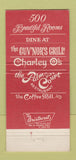 Matchbook Cover - Alexandria Hotel Los Angeles CA 30 Strike