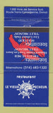 Matchbook Cover - Restaurant Le Vieux Pecheur Dorval QC 30 Strike