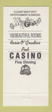 Matchbook Cover Bourbon St Cafe Royal Towers Hotel New Westminster BC 30 Strike