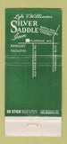 Matchbook Cover - Silver Saddle Inn Downey CA WEAR 30 Stick