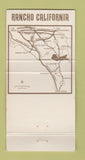 Matchbook Cover - Rancho California CA WEAR 30 Strike