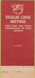 Matchbook Cover - Moose Lodge Allegheny Pittsburgh PA 21 Feature