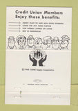 Matchbook Cover - Medical Branch Credit Union Galveston TX 40 Strike