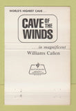 Matchbook Cover - Cave of the Winds Manitou Springs Colorado 40 Strike