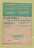 Matchbook Cover - Gene Sullivan Vinson Carter Electric Phoenix AZ 40 Strike