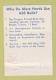 Matchbook Cover - American Breeders Dairy Beef De Forest WI 40 Strike