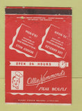 Matchbook Cover - Ollie Hammond's Los Angeles Bevelry Hills CA WEAR 40 Strike