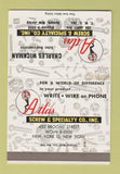 Matchbook Cover - Atlas Screw Specialty New York City Newark NJ 40 Strike