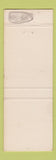 Matchbook Cover - Biehl Malone Funeral Home Metamora Swanton Lyons OH