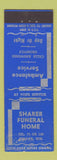 Matchbook Cover - Sharer Funeral Home Albany WI WEAR