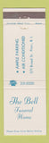 Matchbook Cover - Bell Funeral Home Providence RI