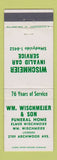 Matchbook Cover - WW Wischmeier Son Funeral Home Cleveland OH
