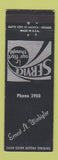 Matchbook Cover - Ernest Winbigler Funeral Home Santa Ana CA