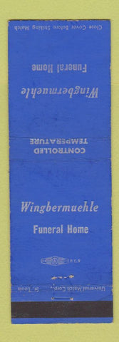 Matchbook Cover - Wingbermuehle Funeral Home St Louis MO
