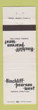 Matchbook Cover - Hinchliff Pearson West Funeral Home