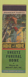 Matchbook Cover - Sheetz Funeral Home Mount Joy PA