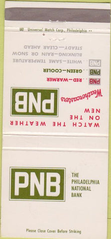 Matchbook Cover - Philadelphia National Bank 30 Strike