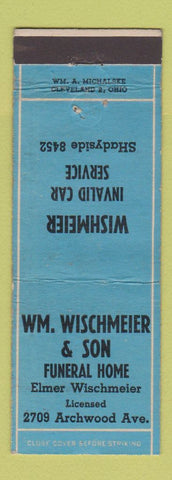 Matchbook Cover - Wm Wischmeier Funeral Home Cleveland OH WEAR