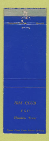 Matchbook Cover - IBM Club FSC Houston TX WEAR