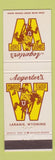 Matchbook Cover - Aegerter's Campus Shop Laramie WY University Wyoming