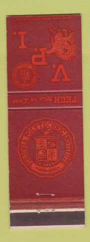 Matchbook Cover - Virginia Polytechnic Institute Tech Hokies Blacksburg VA
