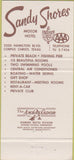 Matchbook Cover - Sandy Shores Motor Hotel Corpus Christi Beach TX 30 Strike