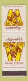 Matchbook Cover - Aegerter's Campus Shop Laramie WY University Wyoming