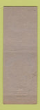 Matchbook Cover - Joe Mazer's Grill BBQ Pittsburgh PA Duquesne Pitt