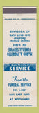 Matchbook Cover - Mario Fioritto Funeral Home Cleveland? WEAR