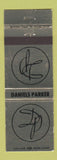 Matchbook Cover - Daniels Parker Funeral Home Lakewood OH