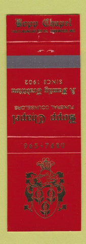 Matchbook Cover - Bopp Funeral Home Kirkwood MO